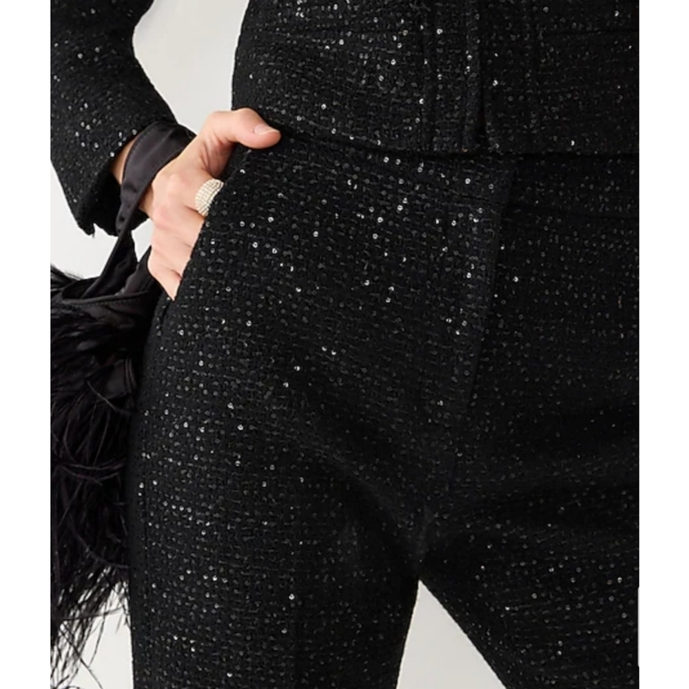 28. J.Crew Kate Straight-Leg Pant In Sequin Tweed